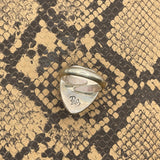 Wendy - Black Scorpion in Pink Resin Heart Ring