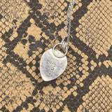 Wendy - Real Black Scorpion in Pink Resin Heart Pendant Necklace