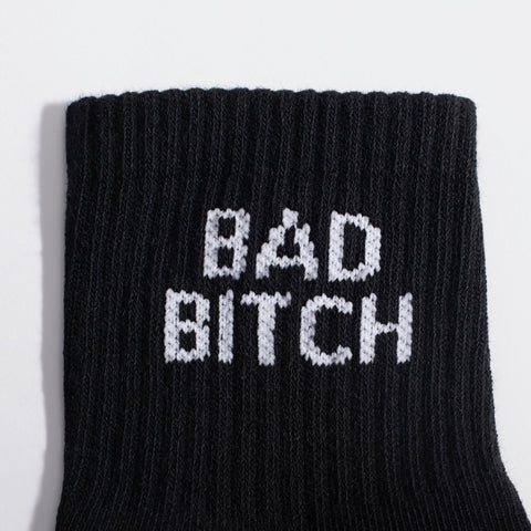 Bad Bitch Quarter Crew Socks