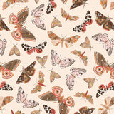Vintage Style Midi Dress Butterfly