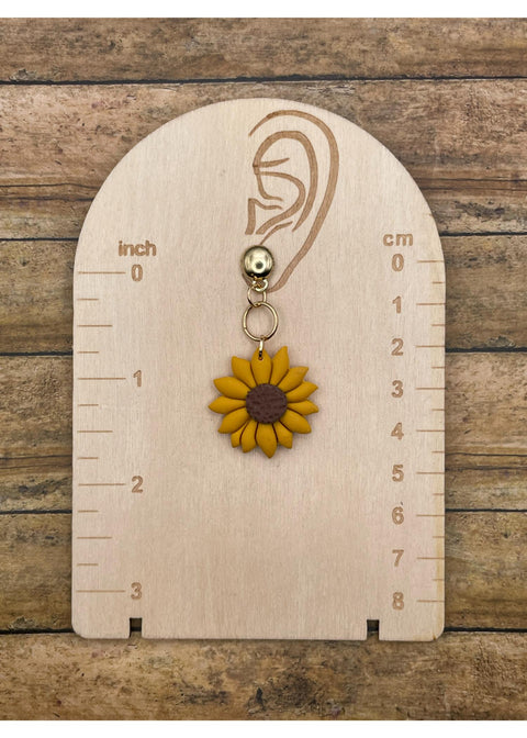 Sunflower Dangle Earrings