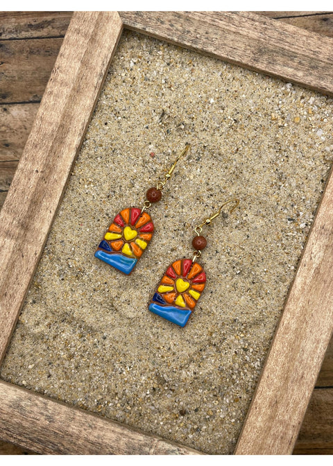 Sunset Dangle Earrings