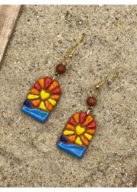 Sunset Dangle Earrings