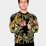 Unisex 100% Cotton Knit Sweater - Safari