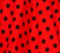 Red Black Polka Dot Swatch