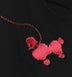 Black Hot Pink Poodle Swatch