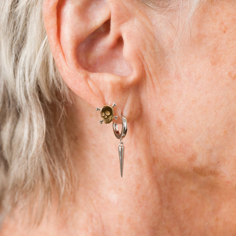 Skull & Crossbones Stud Earrings