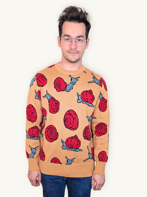 Unisex Snails Just Wanna Have Fun Sweater