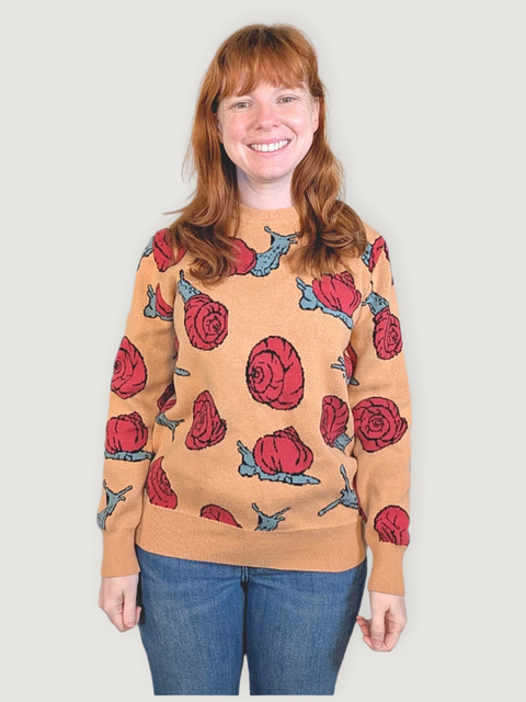 Unisex Snails Just Wanna Have Fun Sweater