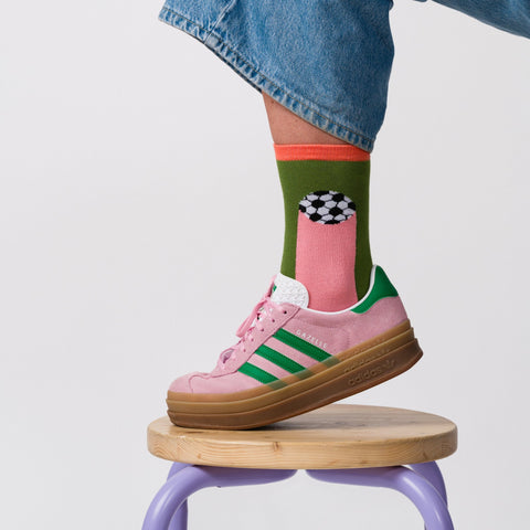 Soccer Ball Crew Socks