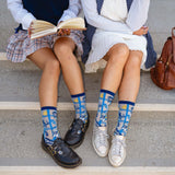 Gilmore Girls Chilton Shimmer Sheer Crew Sock