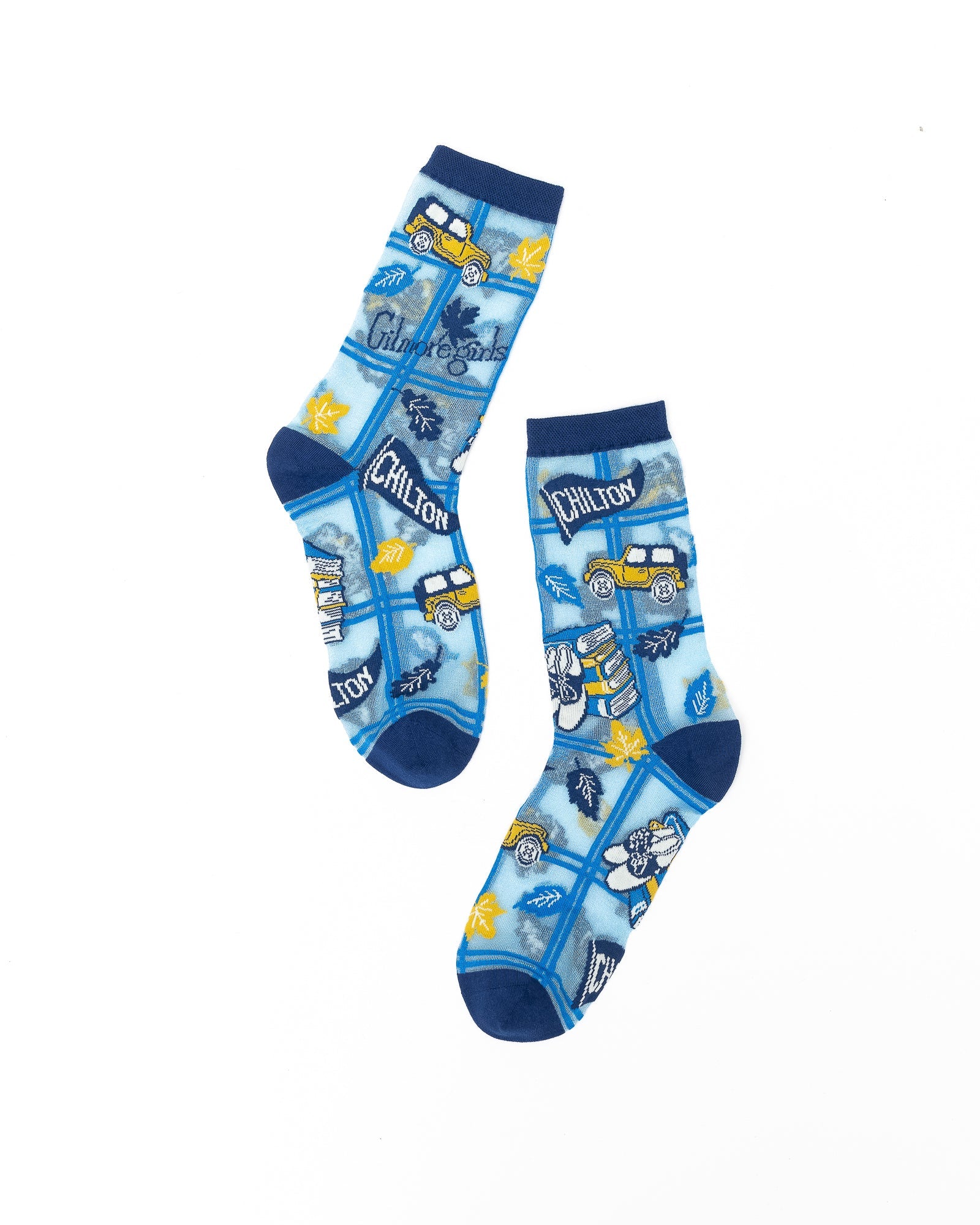 Gilmore Girls Chilton Shimmer Sheer Crew Sock
