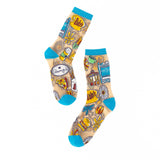 Gilmore Girls Stars Hollow Shimmer Sheer Crew Sock