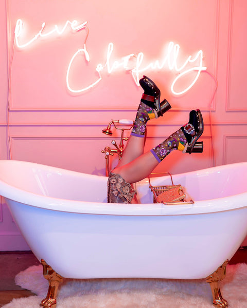 Disco Black Sheer Socks Bundle