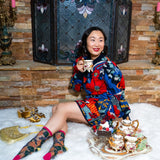 Fancy Floral Sheer Socks Bundle