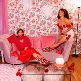Cameo Rose Sheer Crew Sock