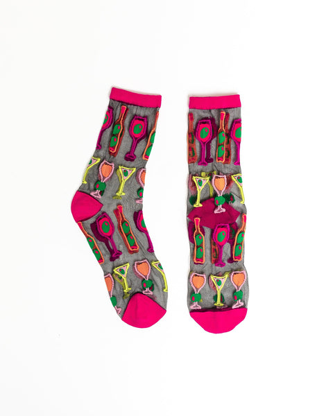 Black Sheer Socks Bundle 1 🍸 Happy Hour