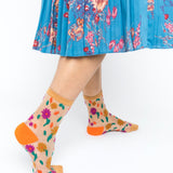 Ditsy Floral Sheer Ankle Sock