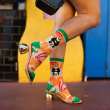 Kung Fu Panda Shimmer Sheer Crew Sock