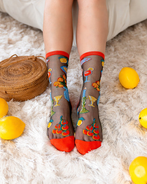 European Vacation Sheer Socks Bundle
