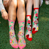 Ladybug & Flamingo Sheer Socks Bundle