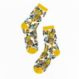 Tweety Floral Sheer Crew Sock