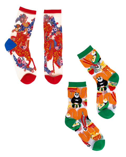 Lunar New Year Sheer Socks Bundle