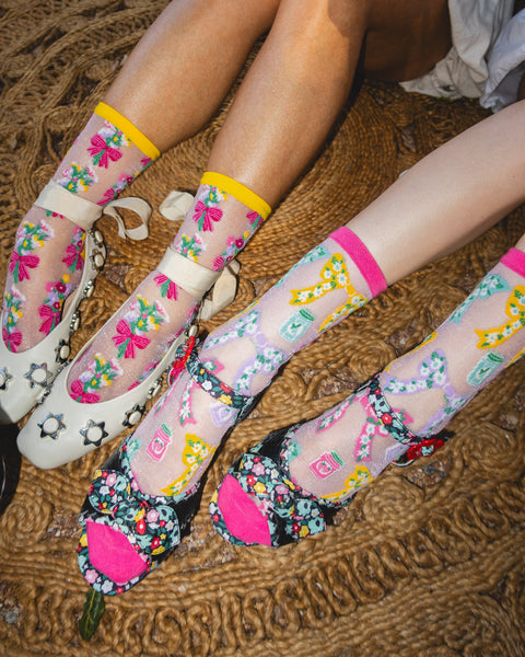 Petals & Preserves Shimmer Sheer Socks Bundle