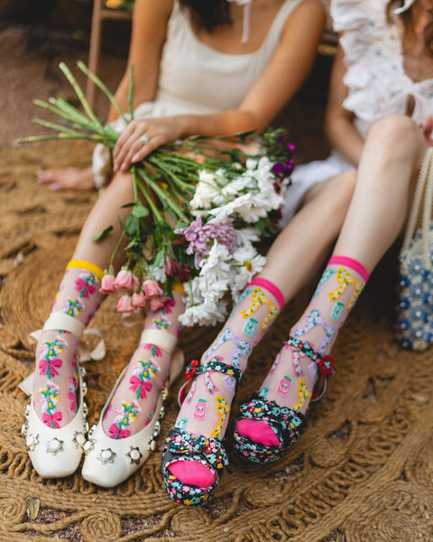 Petals & Preserves Shimmer Sheer Socks Bundle
