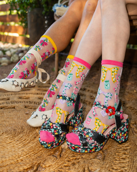 Petals & Preserves Shimmer Sheer Socks Bundle