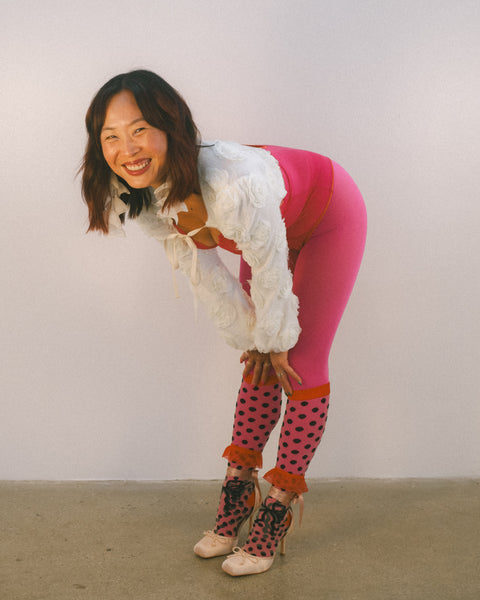 Polka Dot Bow Bundle 🎀 Socks + Knee Highs