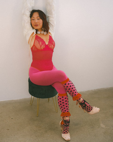 Polka Dot Bow Bundle 🎀 Socks + Knee Highs