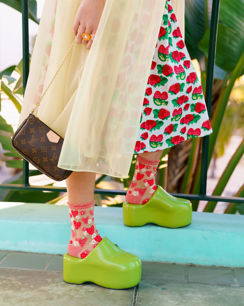 Strawberry Lovers Sheer Socks Bundle