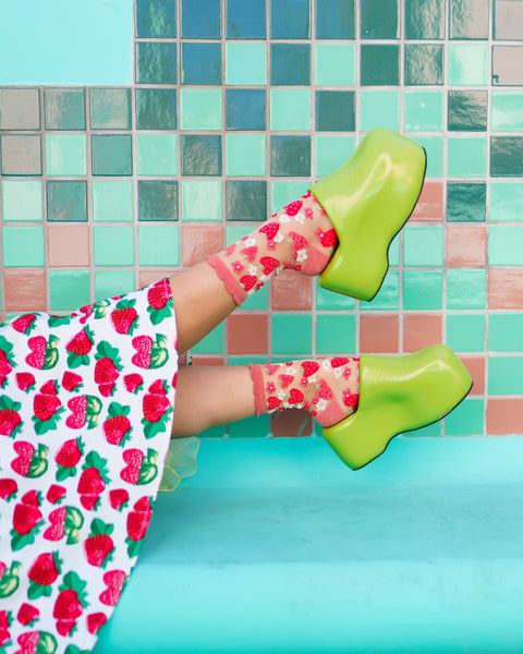 Strawberry Lovers Sheer Socks Bundle
