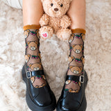 Beary Cute Sheer Socks Bundle 🧸