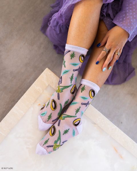 The Lord of the Rings™ The Fellowship™ Shimmer Sheer Crew Sock
