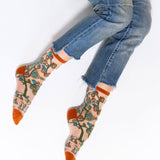 Tree of Life Sheer Crew Sock