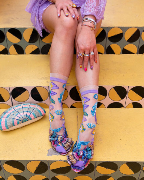 European Vacation Sheer Socks Bundle