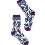 Wicked Elphaba's Power Shimmer Sheer Crew Sock