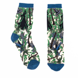 Wicked Elphaba Silhouette Sheer Crew Sock
