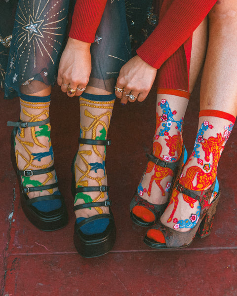 Year of the Horse Sheer Socks Bundle