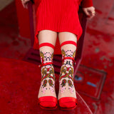 Year of the Dragon Sheer Crew Sock