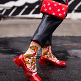 Year of the Dragon Sheer Crew Sock