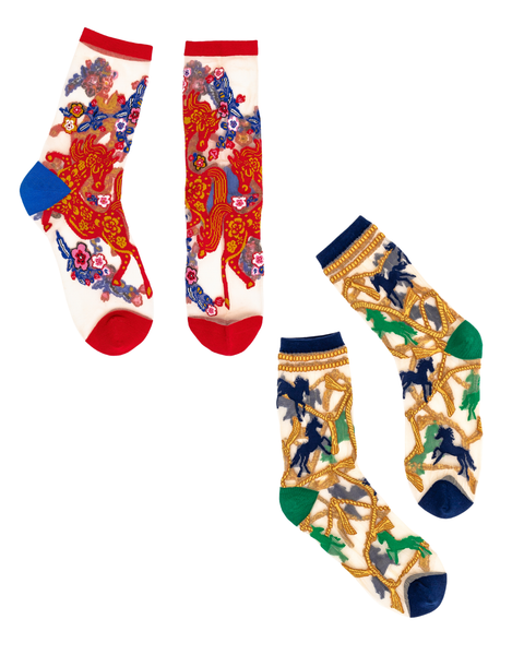 Year of the Horse Sheer Socks Bundle