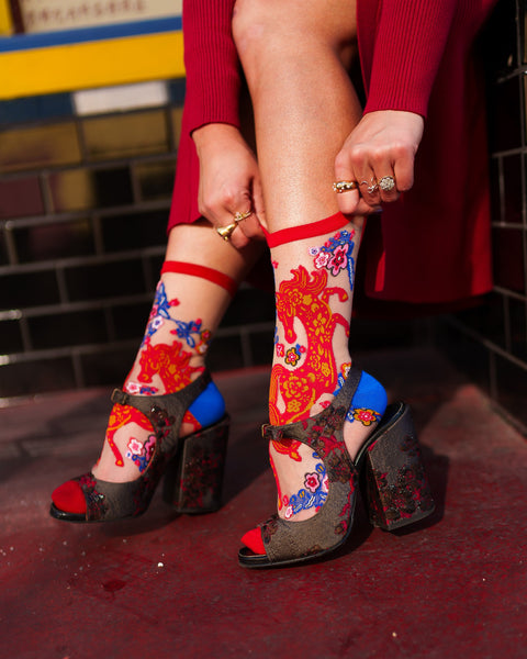 Lunar New Year Sheer Socks Bundle