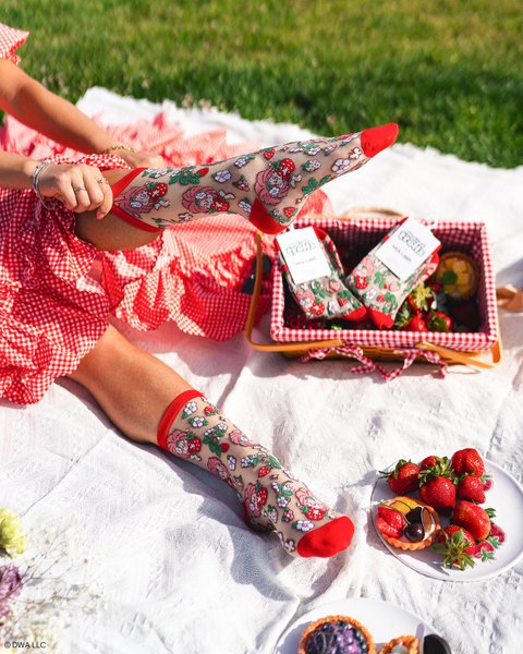 Strawberry Lovers Sheer Socks Bundle