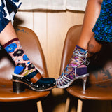 Noir Florals Sheer Socks Bundle