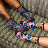 Noir Florals Sheer Socks Bundle