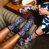 Noir Florals Sheer Socks Bundle