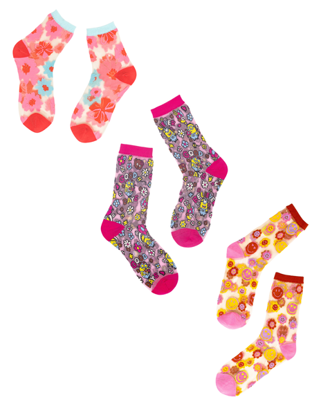 Sheer Socks Bundle 2 ☀️ Dopamine Rush
